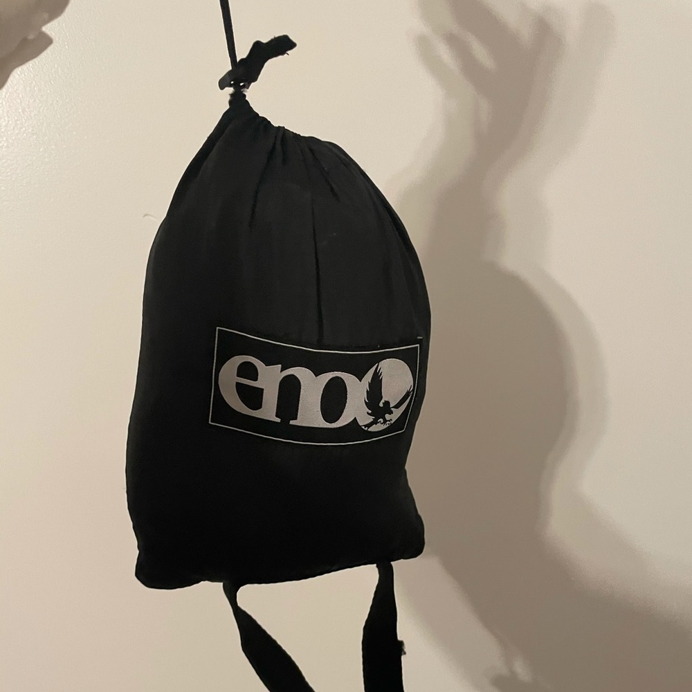 Eno hammock with atlas straps.